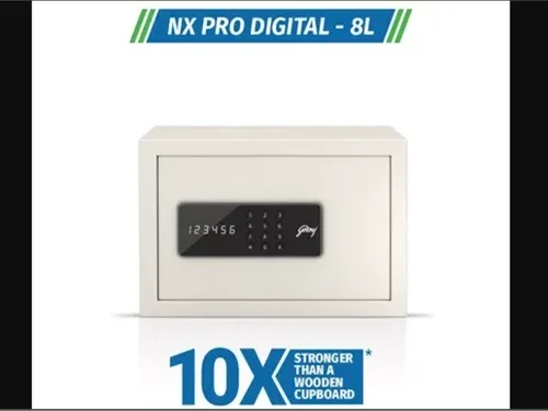 8L Godrej NX Pro Digital Ivory Home Locker